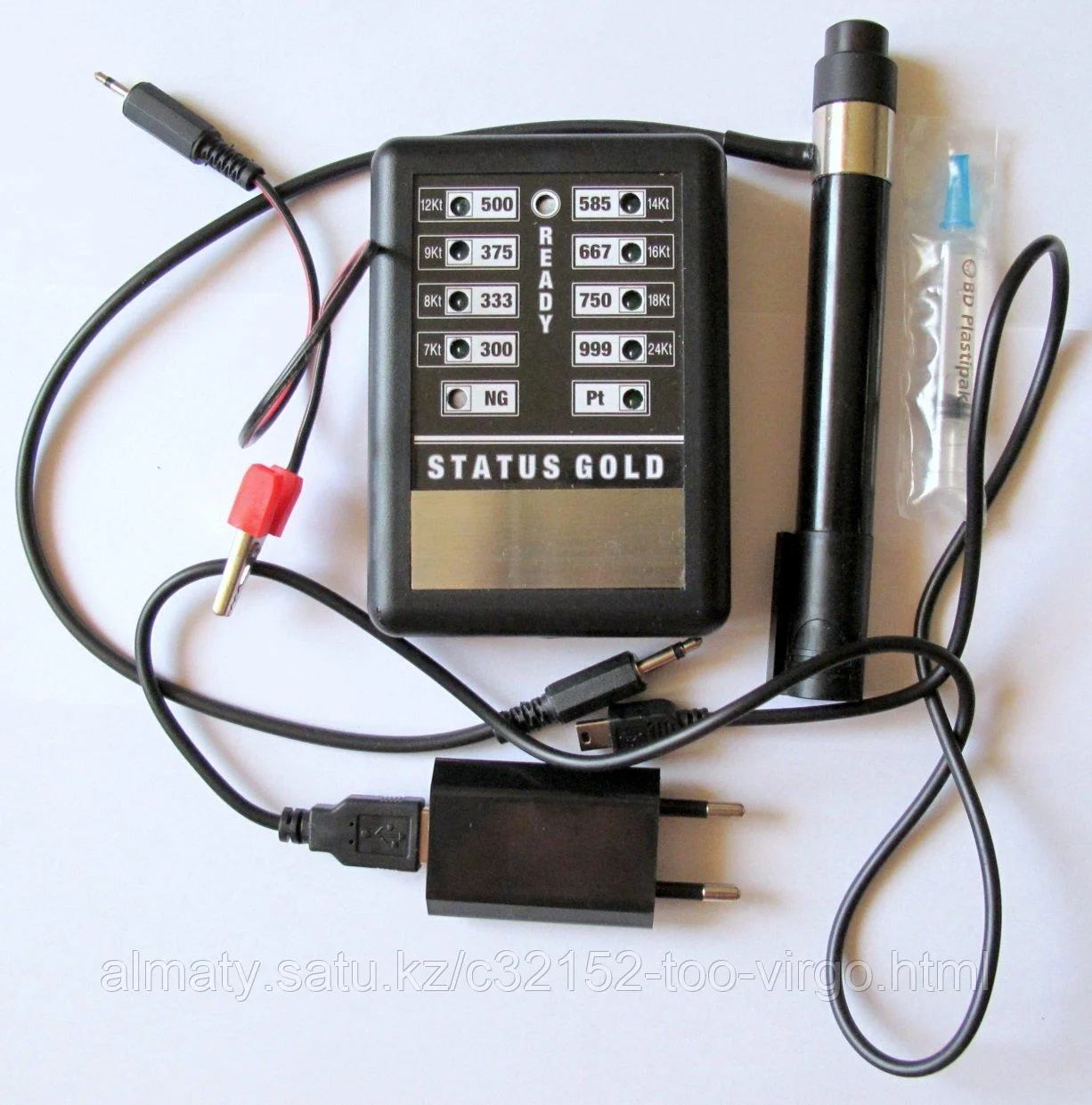 ДЕТЕКТОР ЗОЛОТА И ПЛАТИНЫ STATUS GOLD (300-999 ПРОБА)